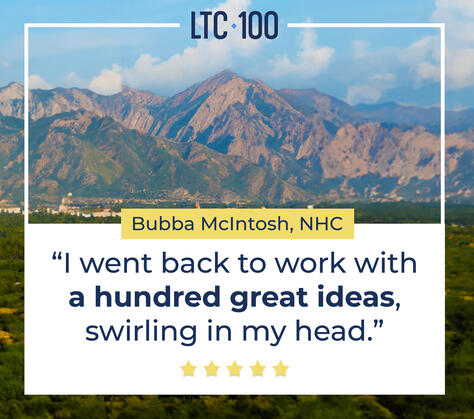 LTC 100 Testimonial LTC 100 Testimonial