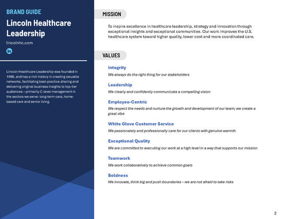 Branding Guide Page 2 Branding Guide Page 2